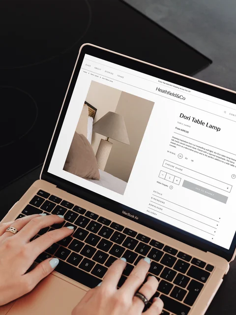 White label Craft Development support website on laptop