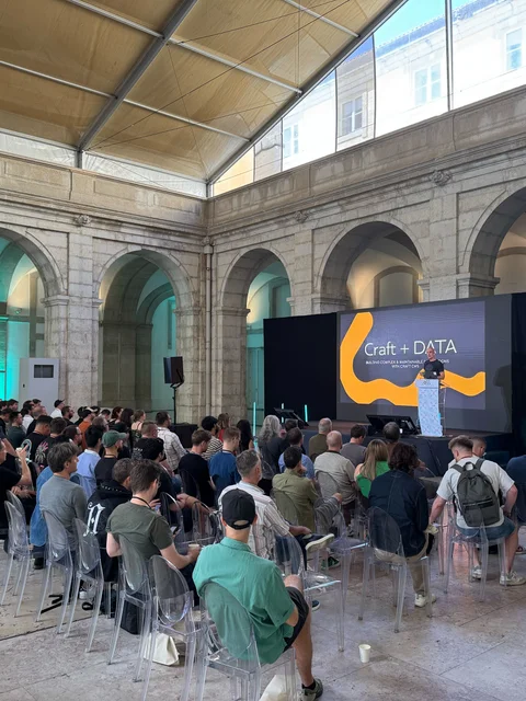 Long shot of team at Dot all Craft CMS Conference