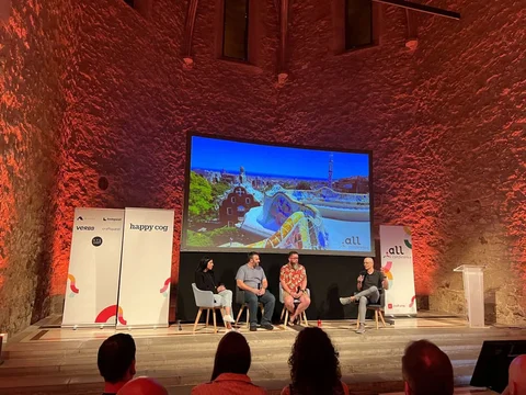 One of the talks by Pixel and Tonic at the Craft CMS Conference, Dot All