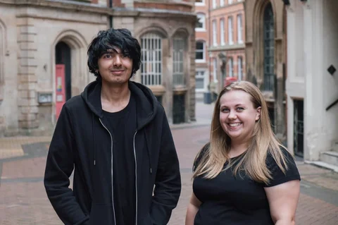 Two new junior developer of webdna, craft cms specialist agency are Sajan and Georgia